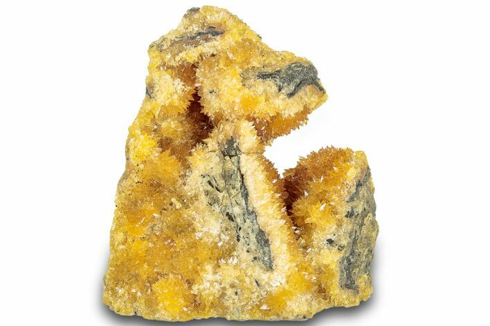 Intense Orange Calcite Crystal Cluster - Poland #311458